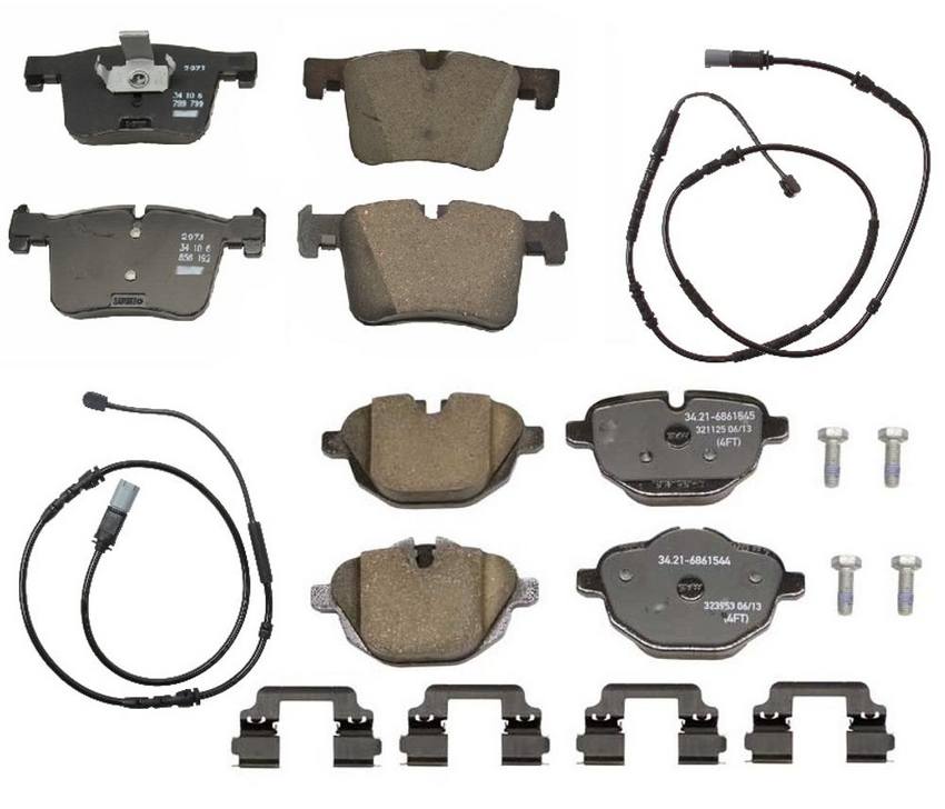 BMW Disc Brakes Kit - Pads Front and Rear